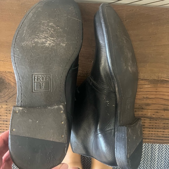 Frye Chukka Black Leather Boots main image 6